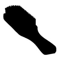 Icon d'une brosse à barbe
